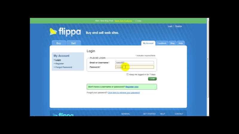 How To Register On Flippa