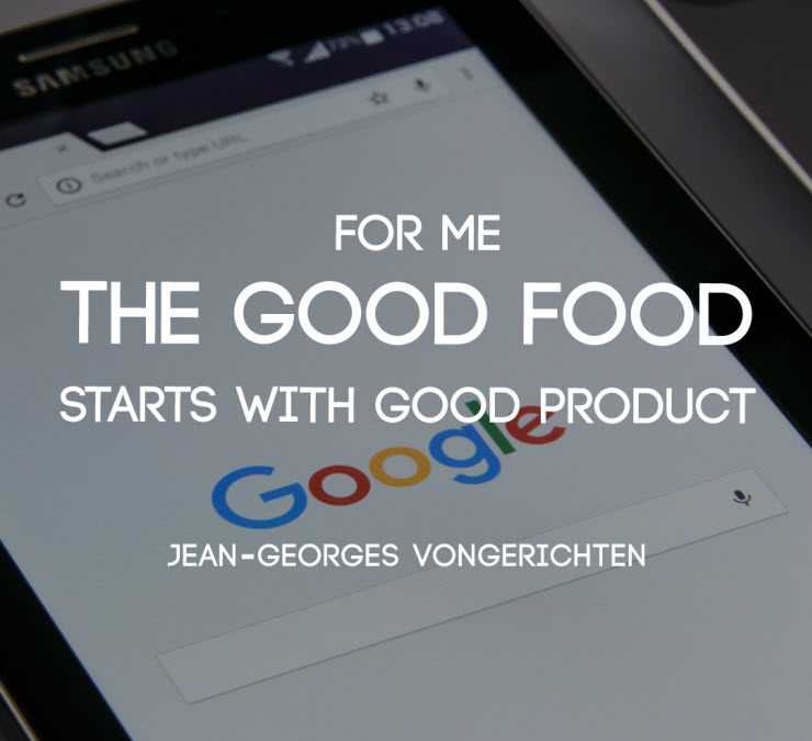 For me the good food starts with good product - Jean-Georges Vongerichten