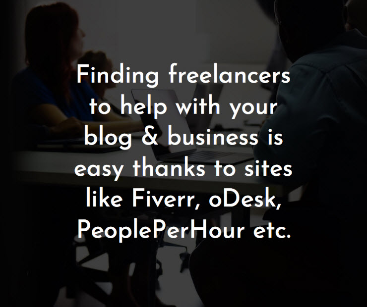 Finding freelance S to help you with your block and business is easy