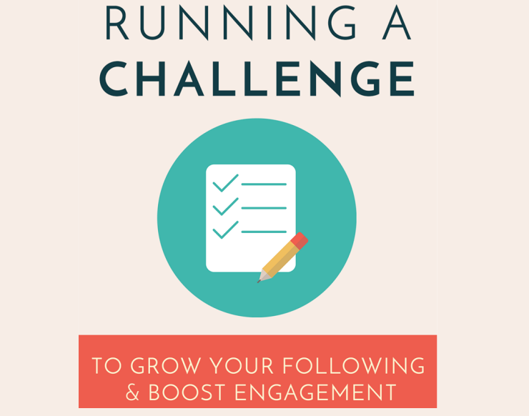 running a challenge to grow your following