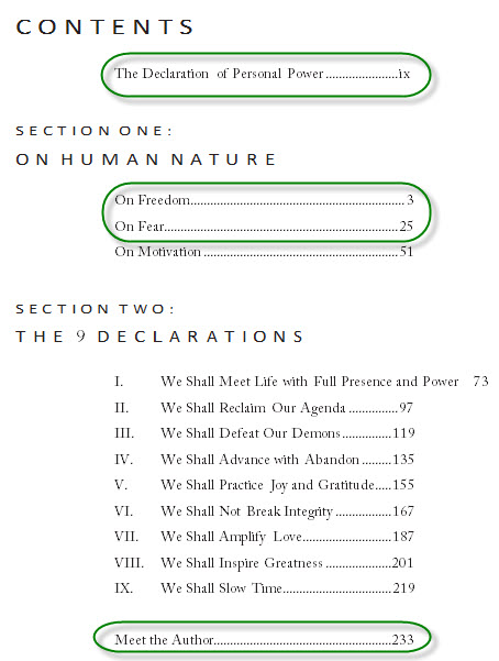 Brendon Burchard THE MOTIVATION MANIFESTO Table of Contents